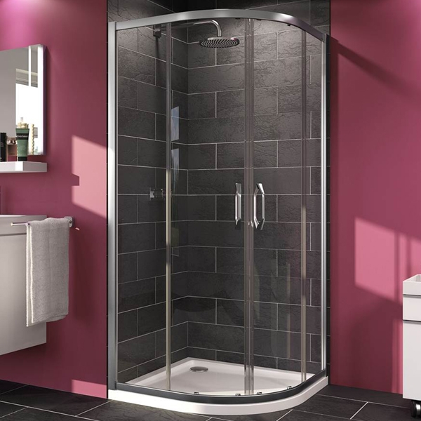 Mikromont - HUPPE Tuš kabina X1, polukružna, R80, Anti-plaque